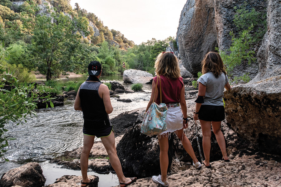 Fuente azul, un paradisiaco chapuzón